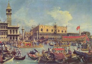 Le Bucentaure devant le Palais des Doges